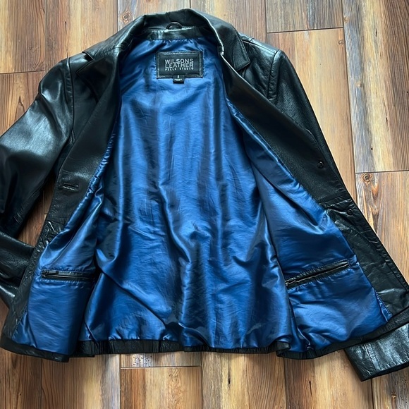 Wilson’s Leather jacket black small - Picture 4 of 13
